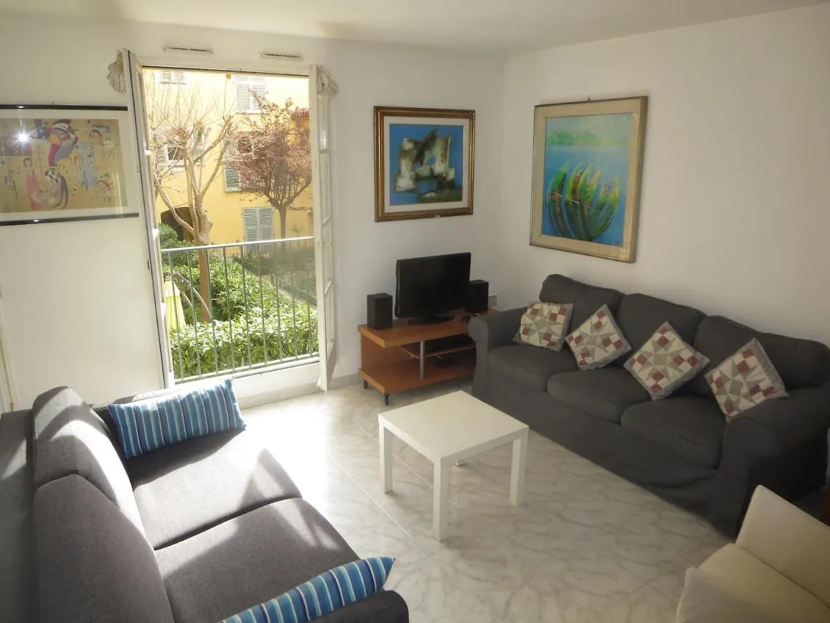 Vieux Nice, Grand 2 Pieces Sur Jardins, Parking, Calme 0*, Nice Frankrike
